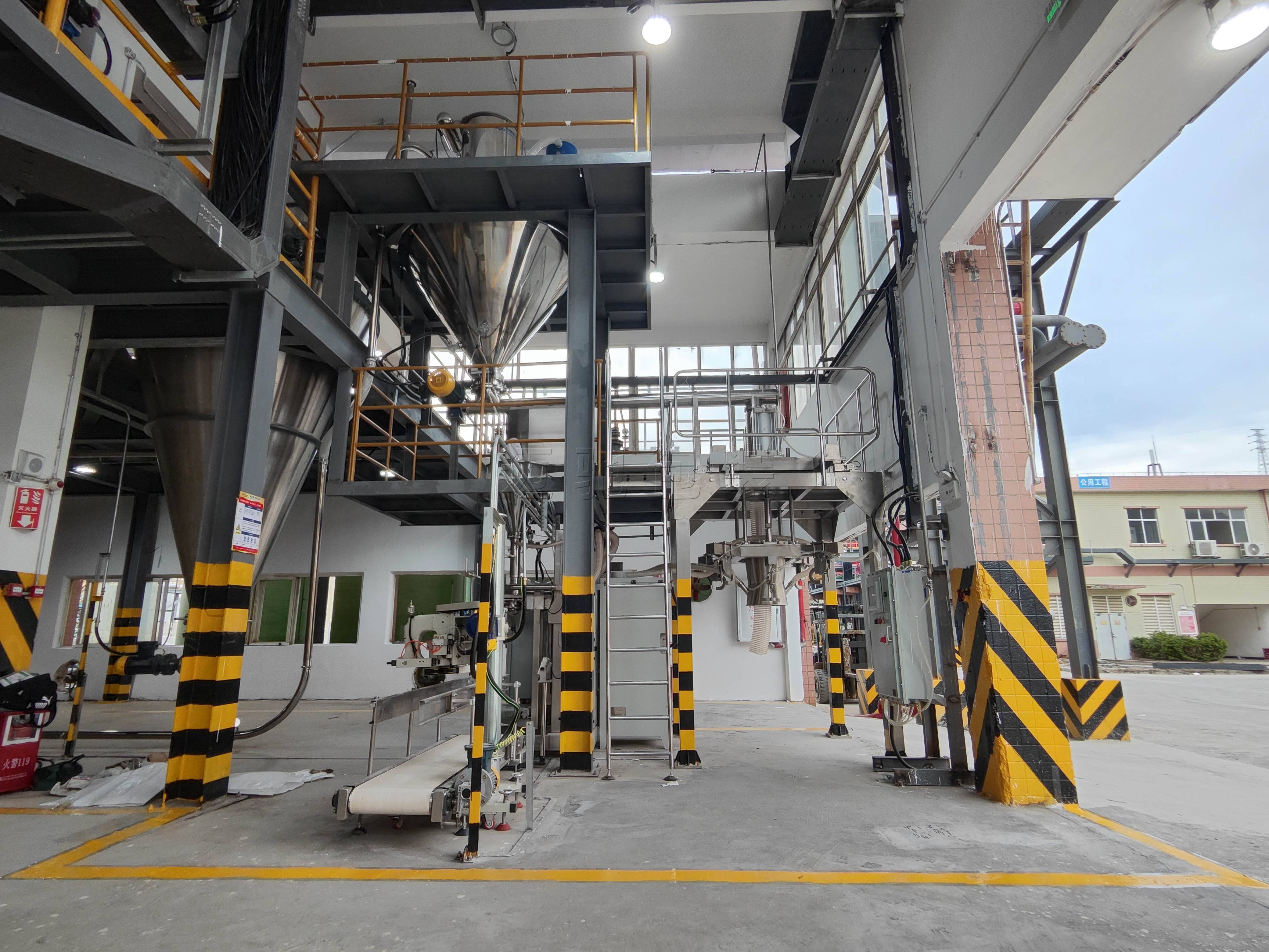 化工粉末包裝機客戶現場